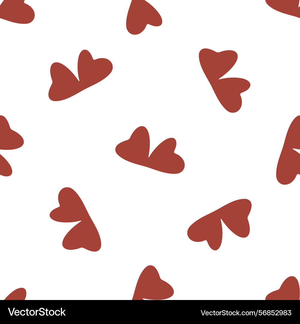 Seamless pattern with red abstract shapes Seamless pattern with red abstract shapes Vector Image