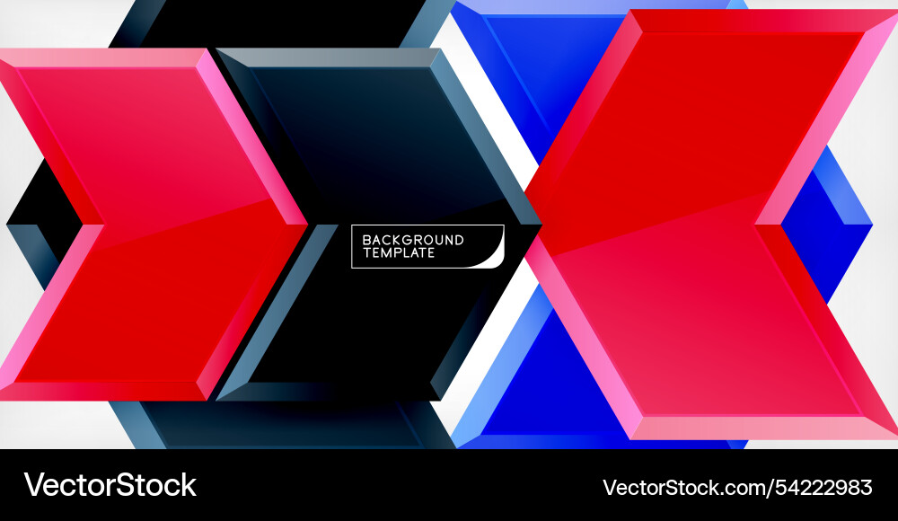 Technology dynamic arrow geometric background Vector Image