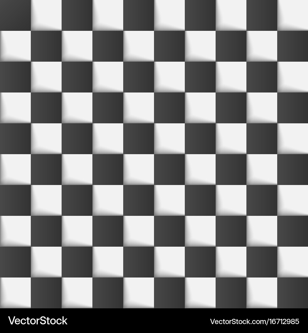 Chessboard Pattern Background vector image