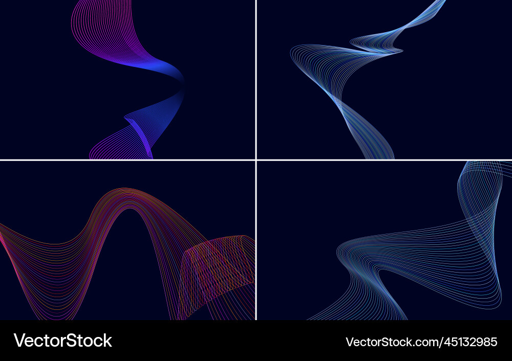 Collection of geometric minimal lines pattern set Collection of geometric minimal lines pattern set Vector Image