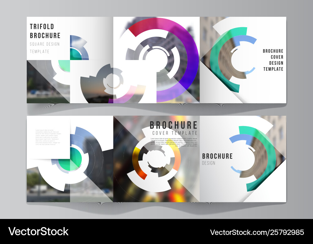 Minimal editable layout square Minimal editable layout square vector image