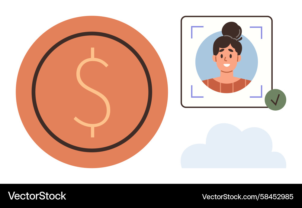 Secure Digital Payment Authentication Vector Image