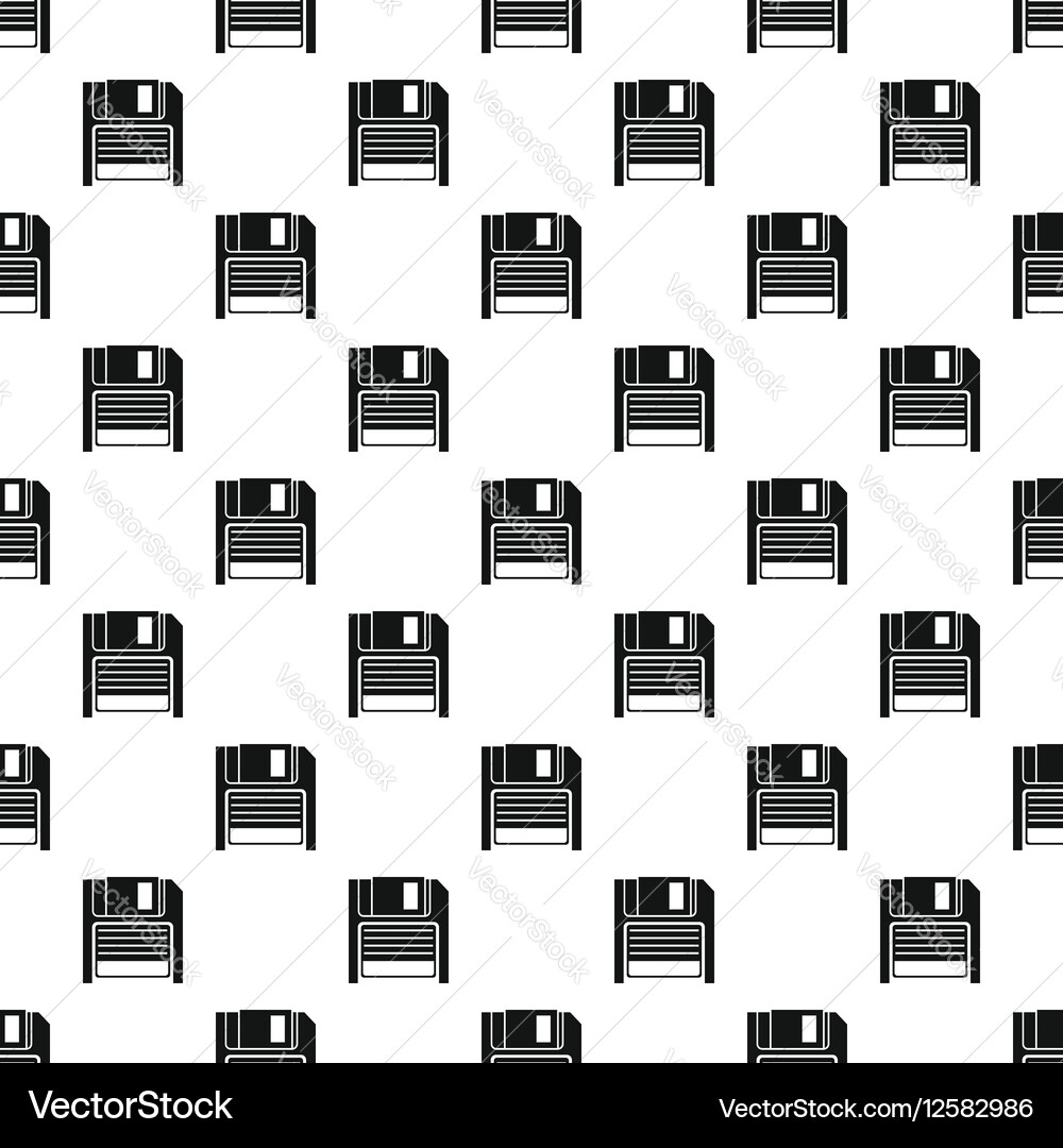Diskette pattern simple style vector image
