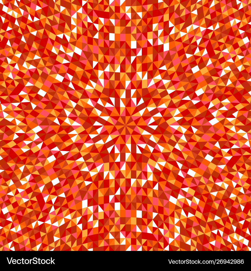 Dynamic abstract hypnotic circular mosaic pattern vector image
