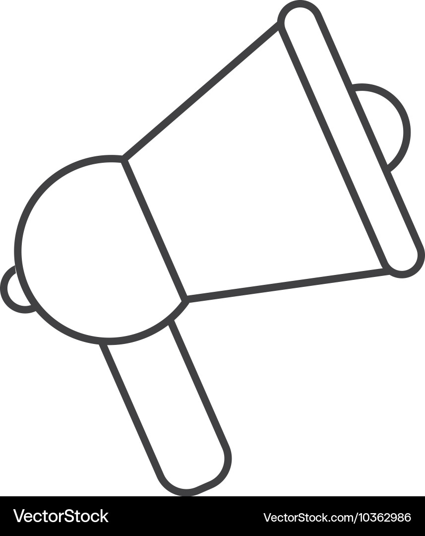 Megaphone gadget communication design Vector Image