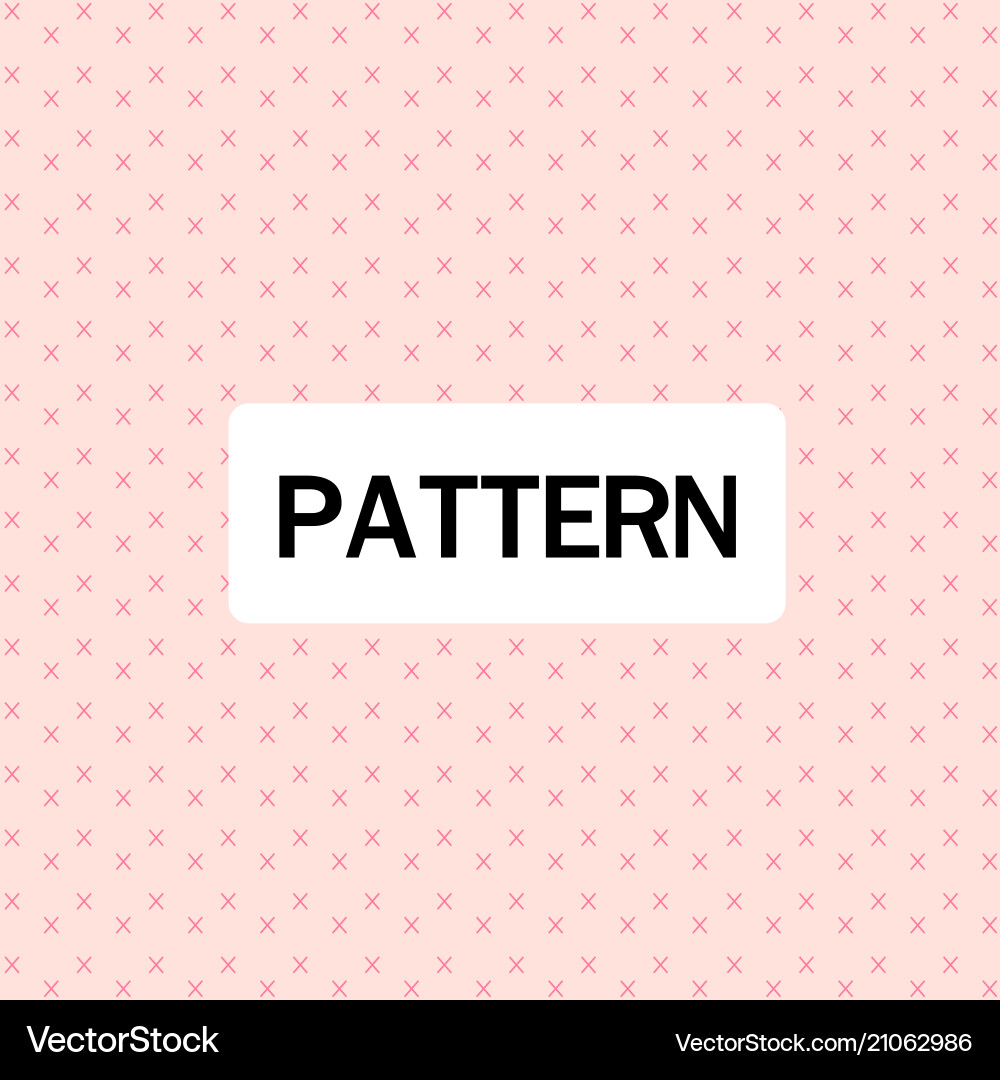 Modern cross design pattern pink background Modern cross design pattern pink background vector image