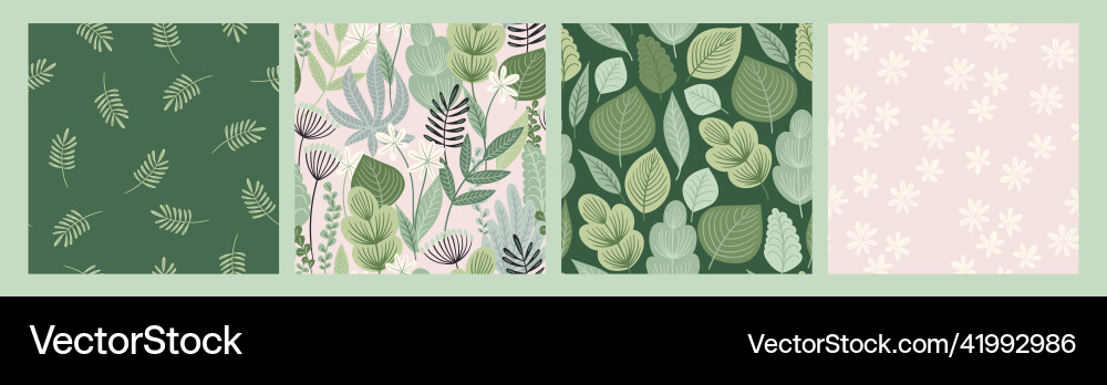 Set of abstract art seamless patterns Set of abstract art seamless patterns Vector Image