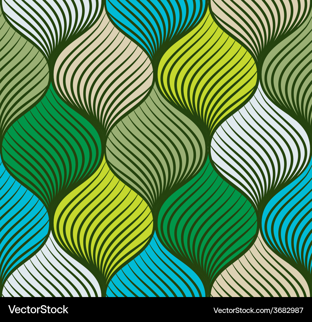 Abstract braid seamless pattern vector image