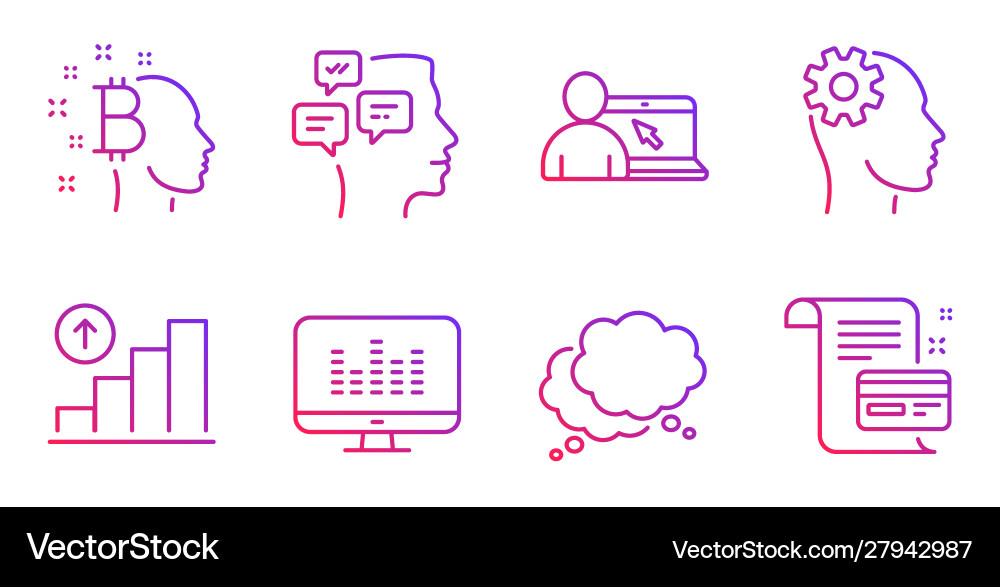 Messages music making and engineering icons set vector image
