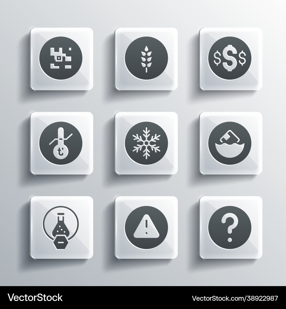 Set exclamation mark in triangle unknown search Set exclamation mark in triangle unknown search vector image