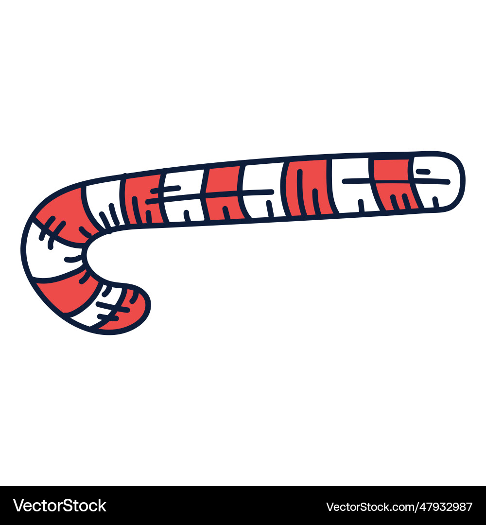 Süßigkeiten Stick Cartoon Süßigkeiten Stick Cartoon vektorbild