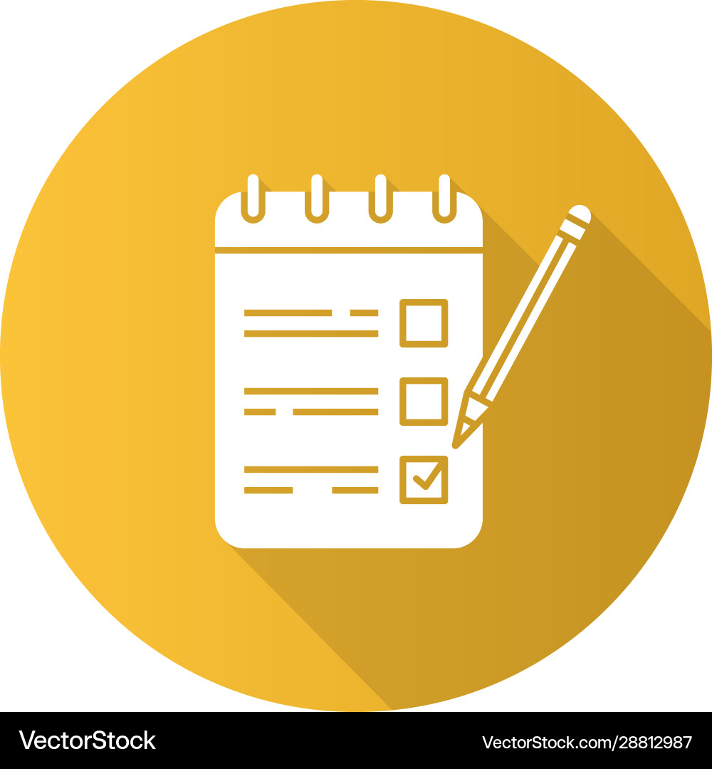 To Do List Icon - Checkbox Style vector image