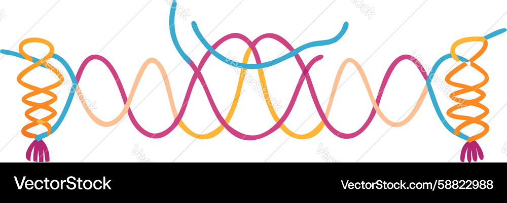 Abstract wavy line elements dynamic design accent Vector Image