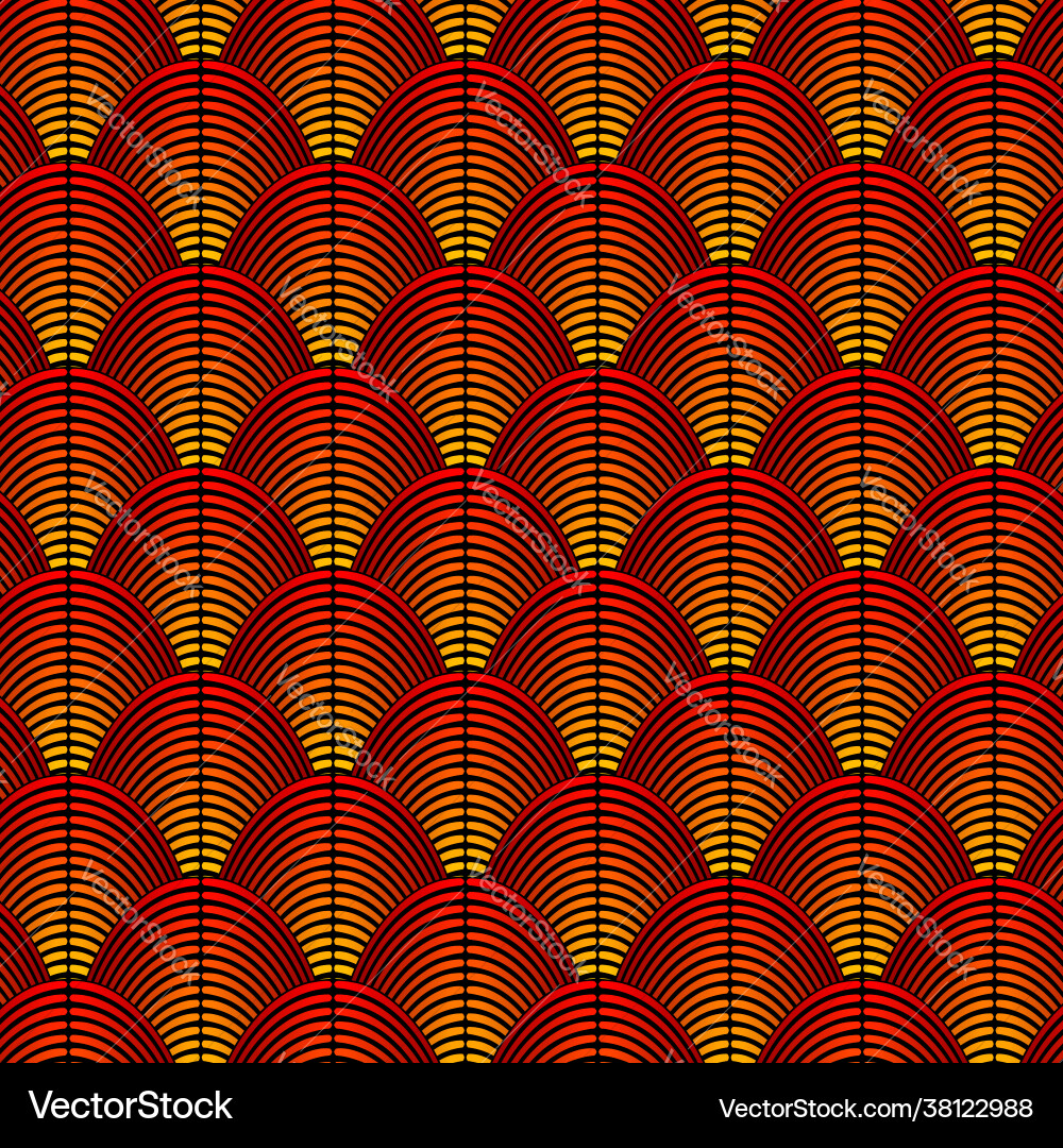 Feather styled background with curved lines Feather styled background with curved lines vector image