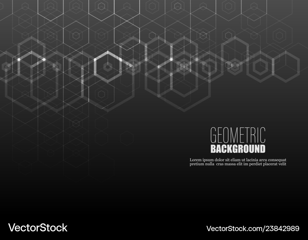 Abstract background with geometric pattern eps10 vector image