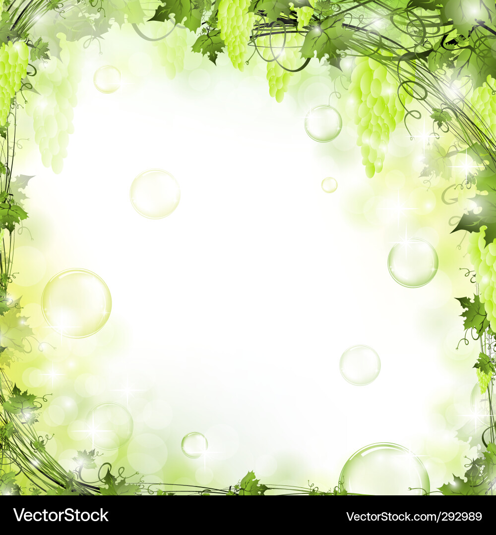 Elegant Floral Frame Vector Image