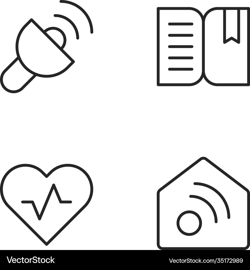 Mobile interface pixel perfect linear icons set Mobile interface pixel perfect linear icons set vector image