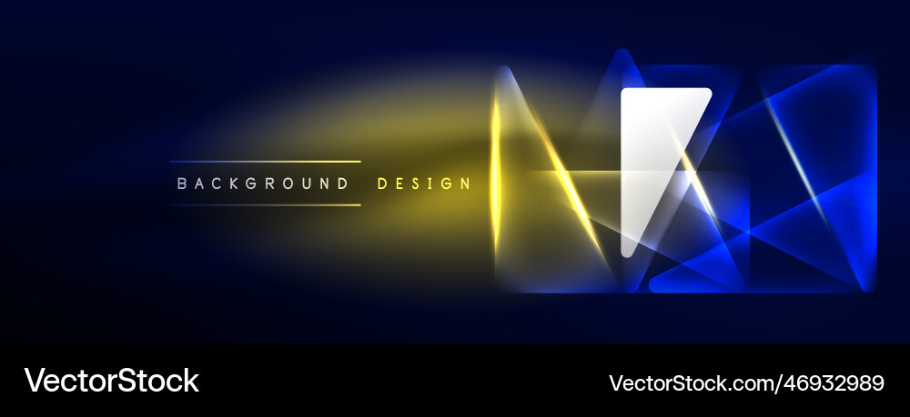 Neon lights hacking geometric background virtual Neon lights hacking geometric background virtual vector image
