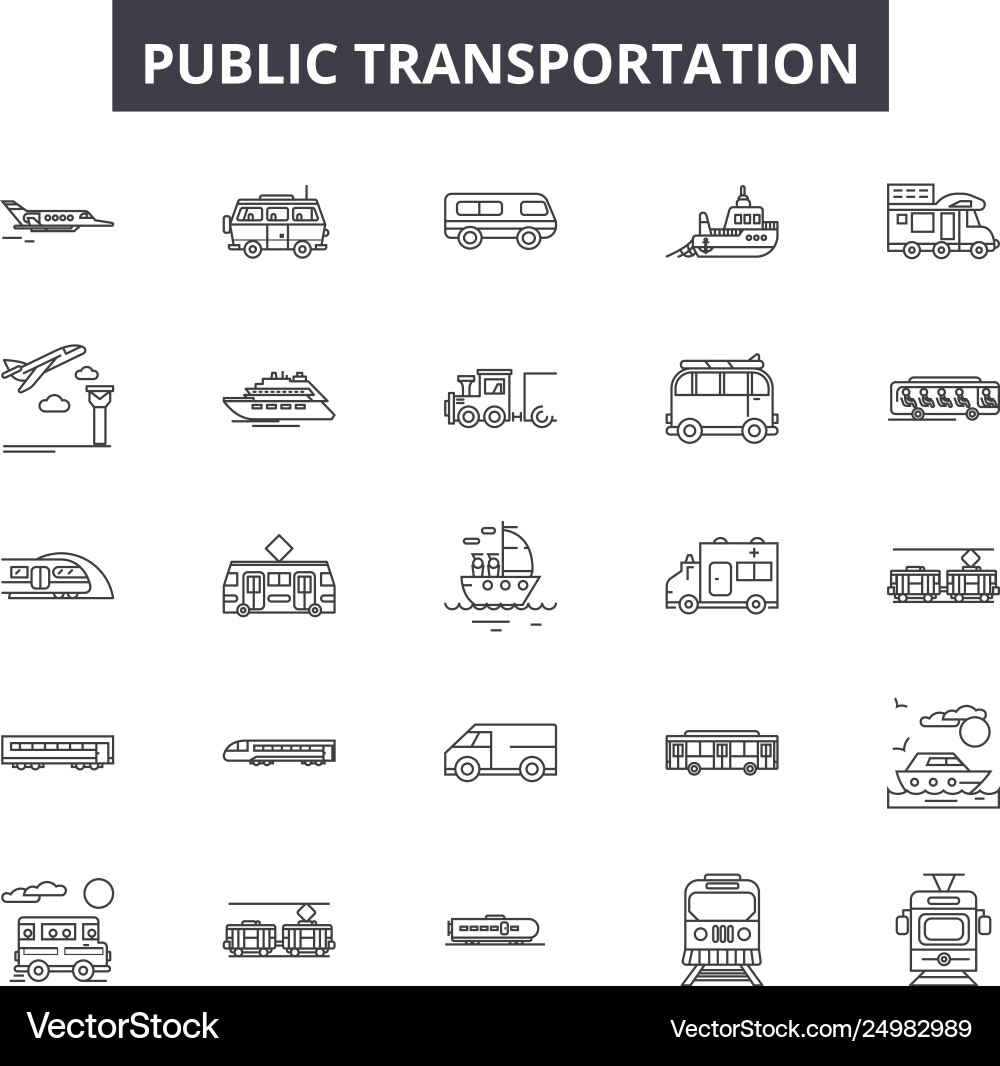 Zeichen der öffentlichen Verkehrsmittel Zeichen der öffentlichen Verkehrsmittel vektorbild