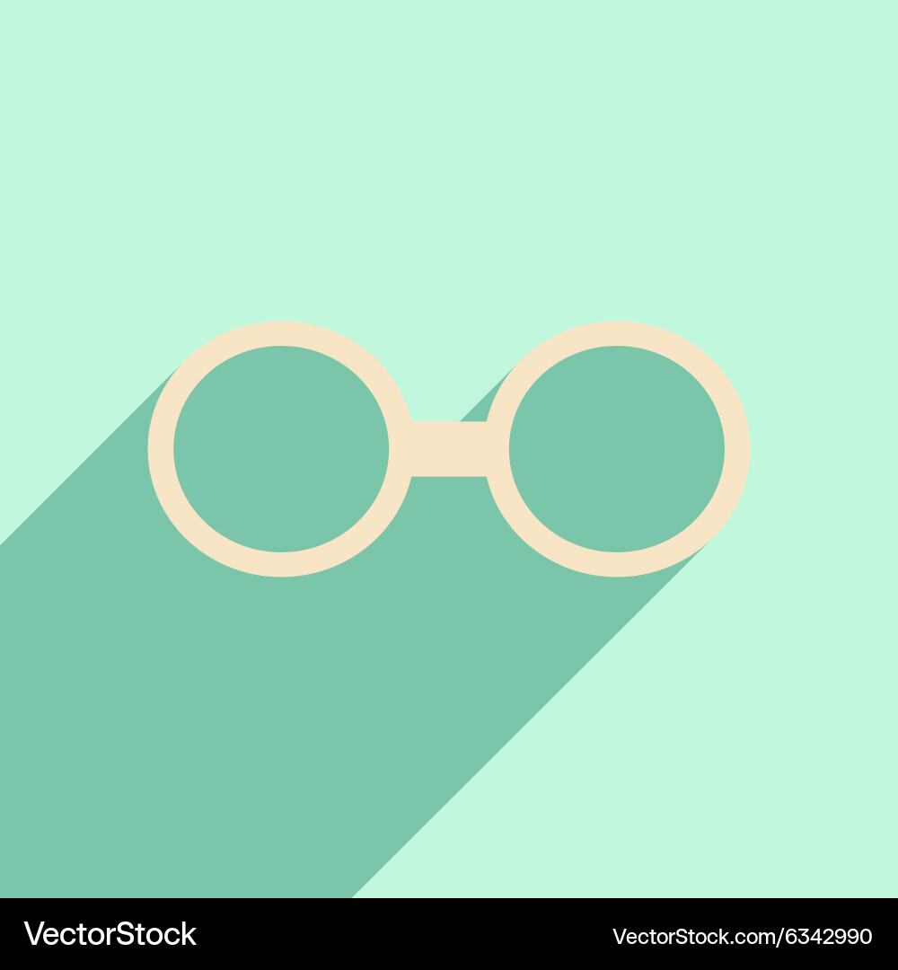 Flat with shadow icon and mobile application Vector Image