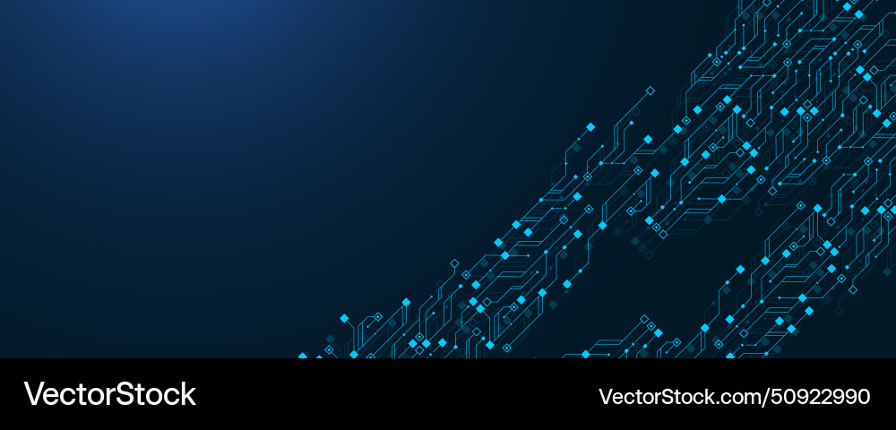 Quantum computer technologies concept futuristic Quantum computer technologies concept futuristic vector image