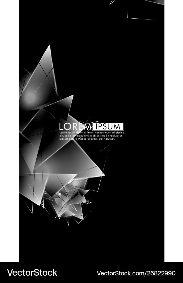 Vertical triangle background abstract composition Vertical triangle background abstract composition Vector Image