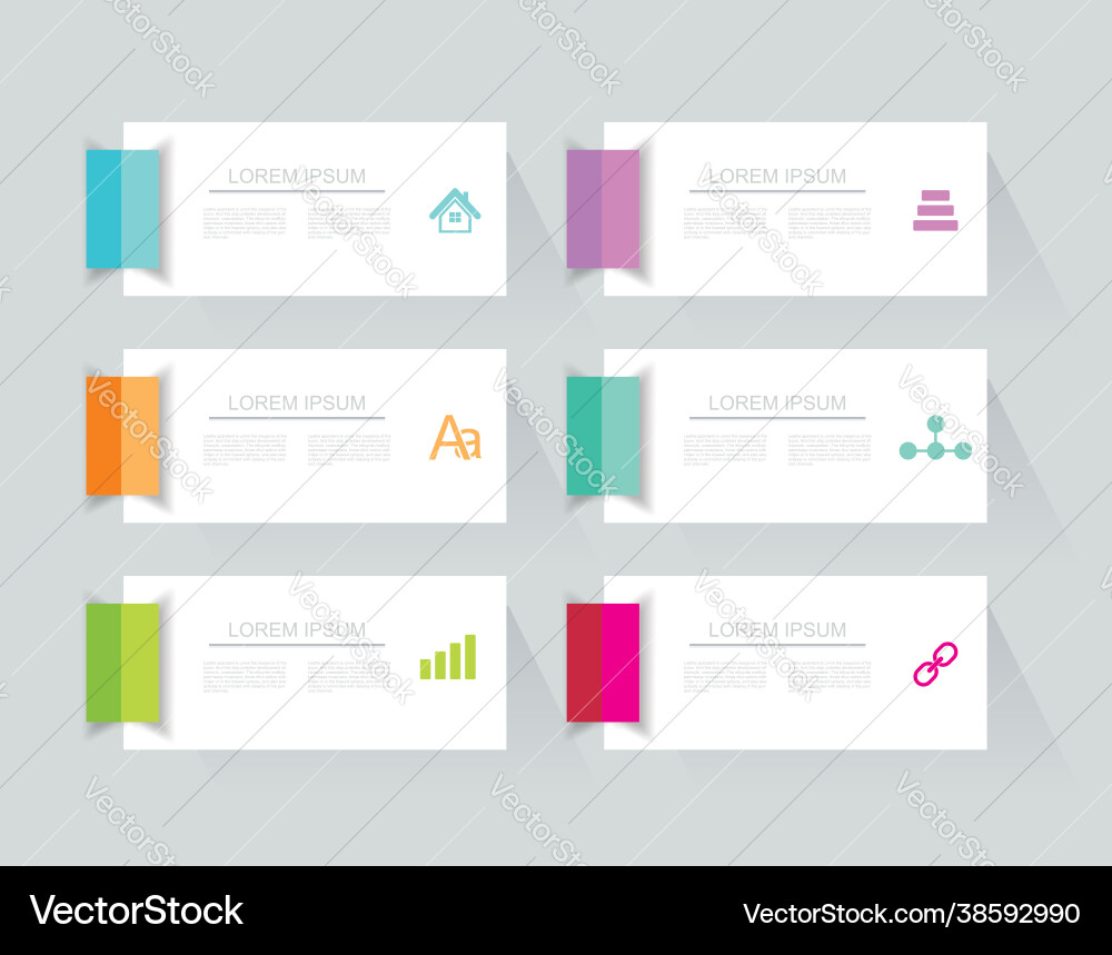 Web banners design can be used for workflow Web banners design can be used for workflow vector image