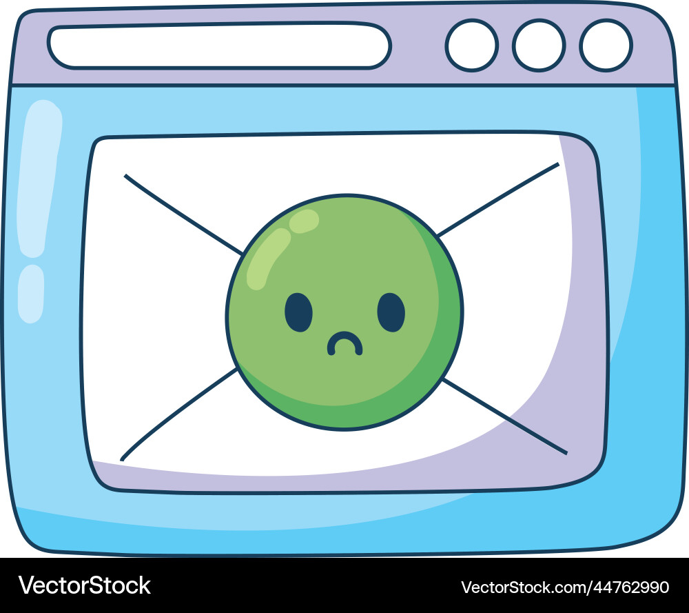 Web development error vector image
