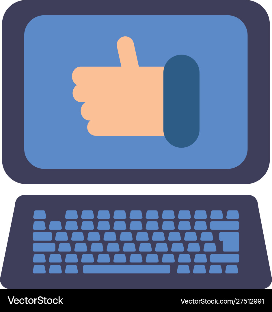 Computer icon block design vector image