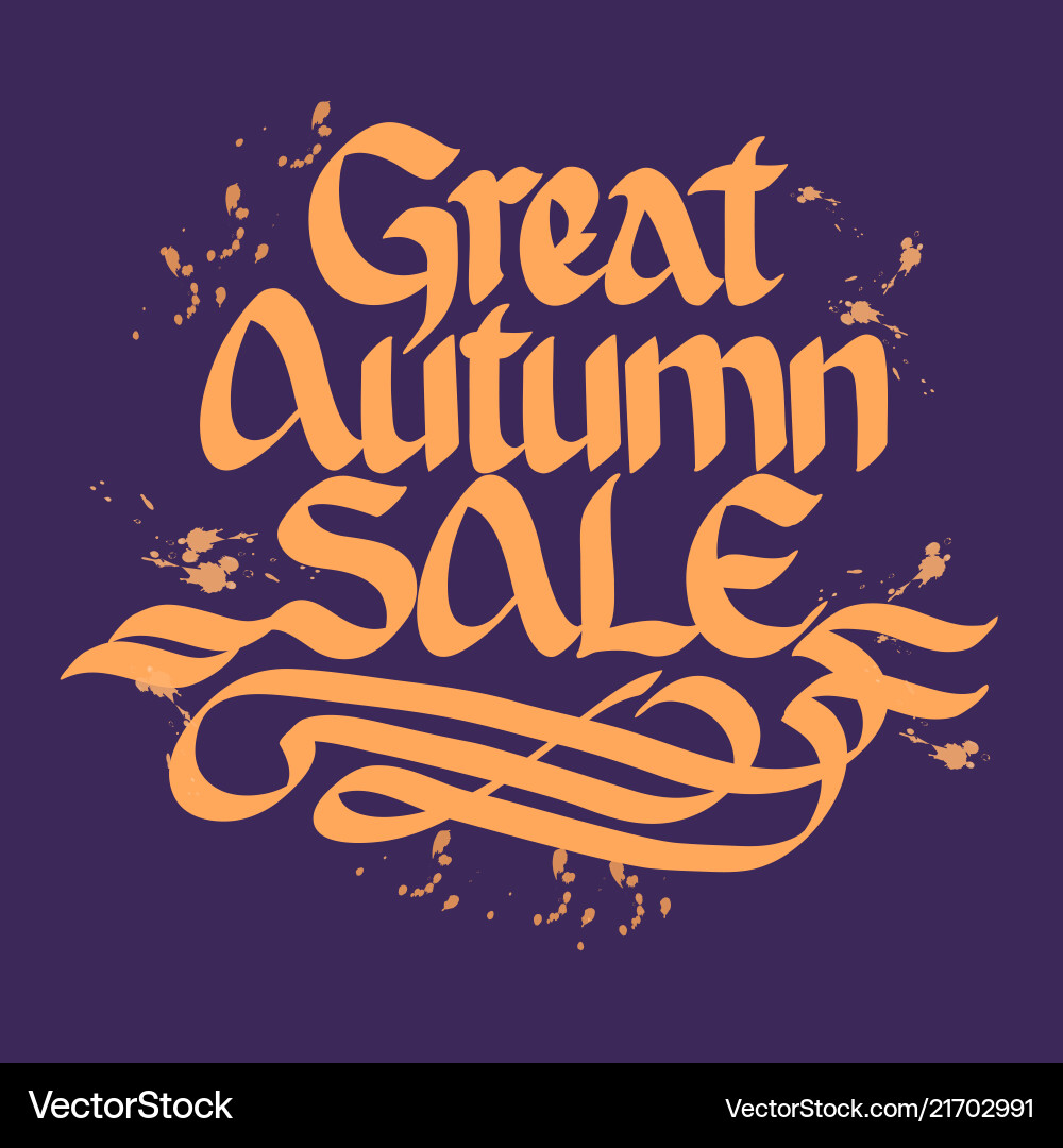 Herbst Verkauf typografisches Konzept Herbst Verkauf typografisches Konzept vektorbild