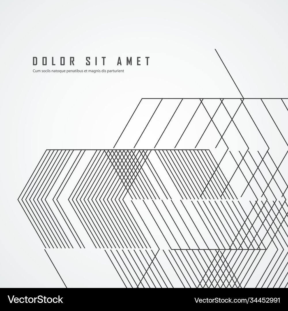 Seamless patternconnection lines hexagons Seamless patternconnection lines hexagons vector image
