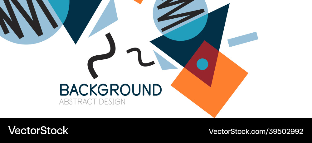 Abstract background blocks lines triangles Abstract background blocks lines triangles vector image
