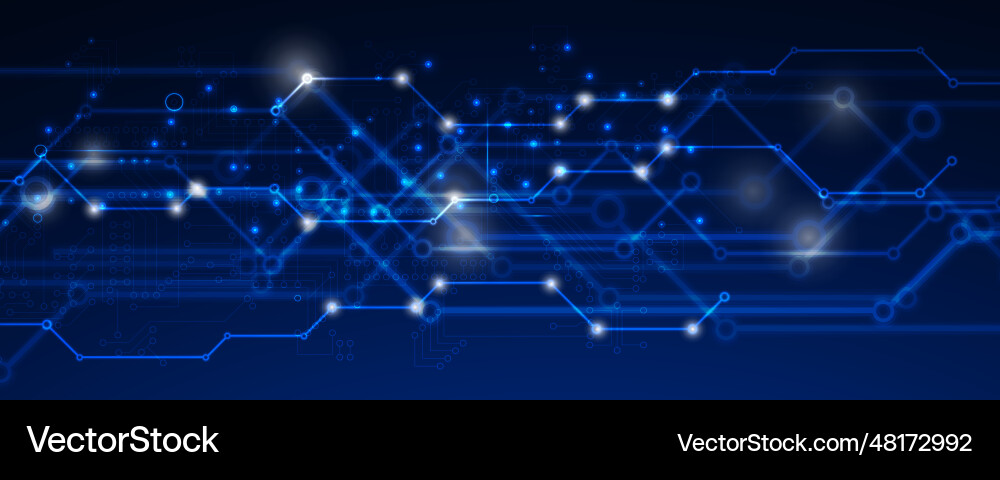 Abstract structure circuit computer technology Abstract structure circuit computer technology vector image