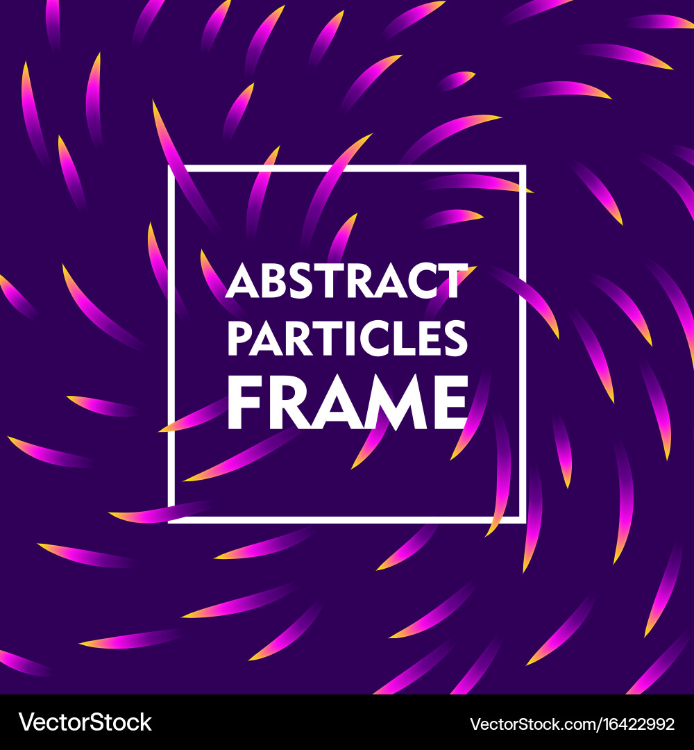 Abstract Swirls Frame Gradient vector image