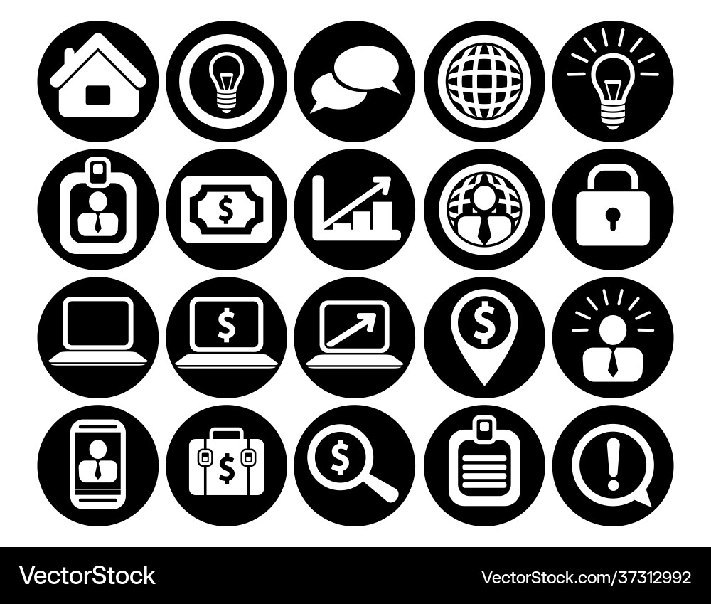 Cms content management system web design icons vector image