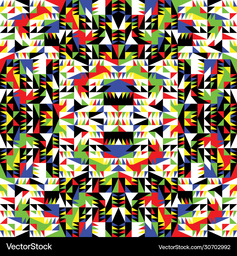Geometric Colorful Pattern vector image
