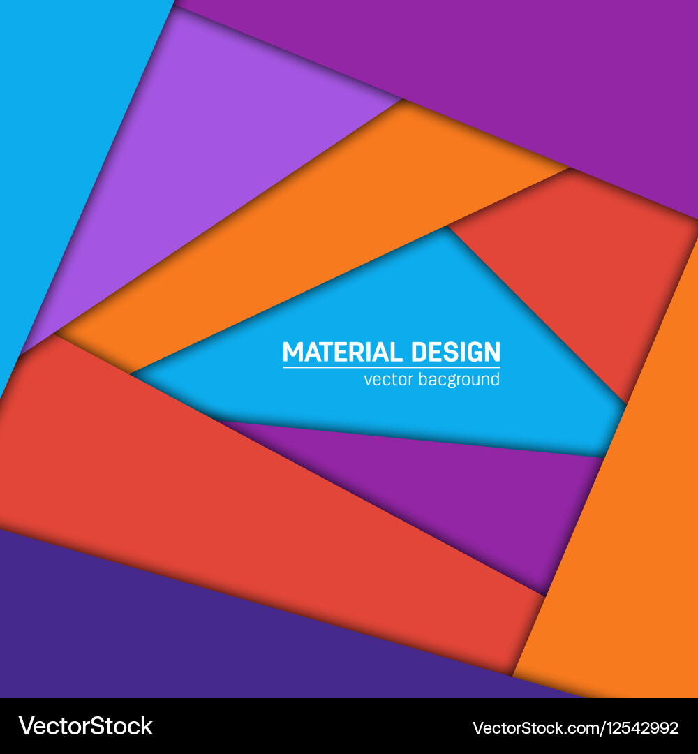 Material design background abstract vector image