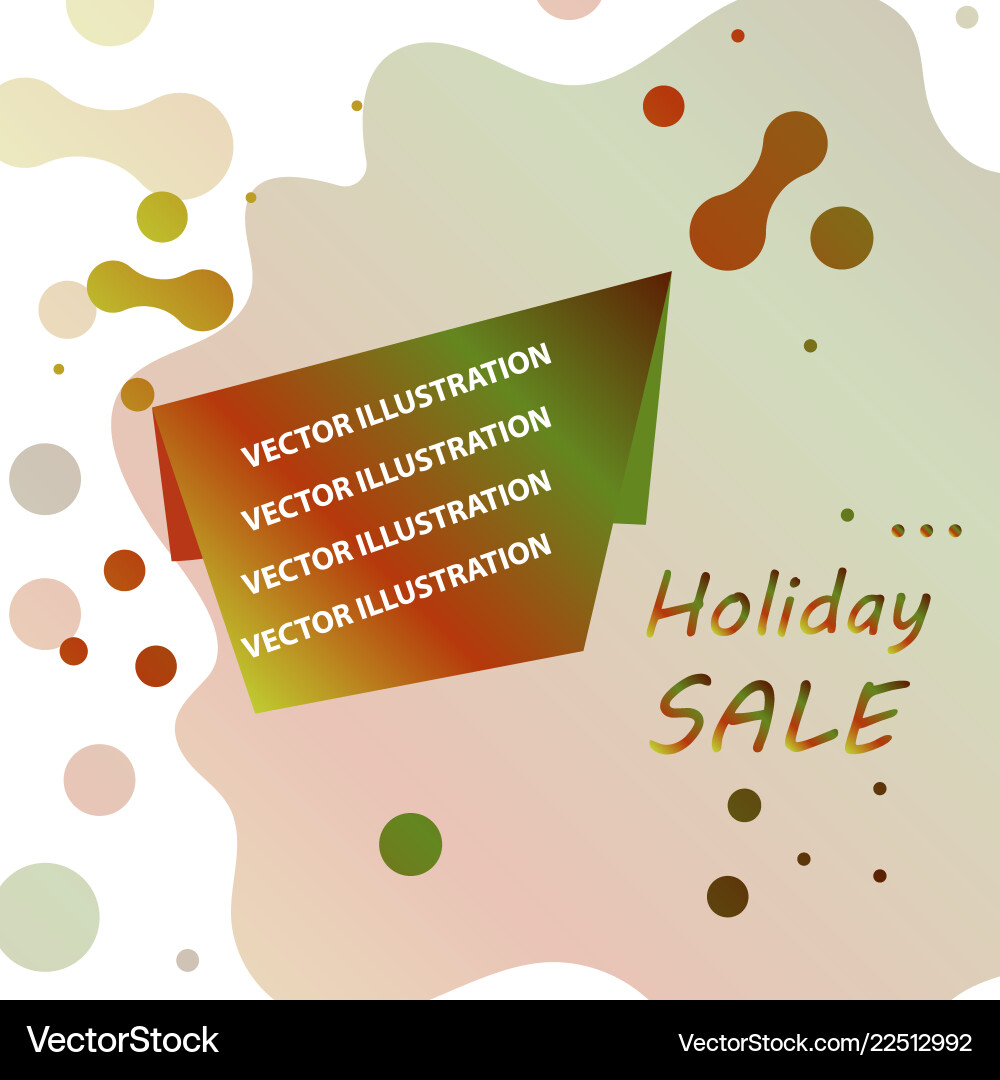 Modern art abstract banner square frame for text Vector Image