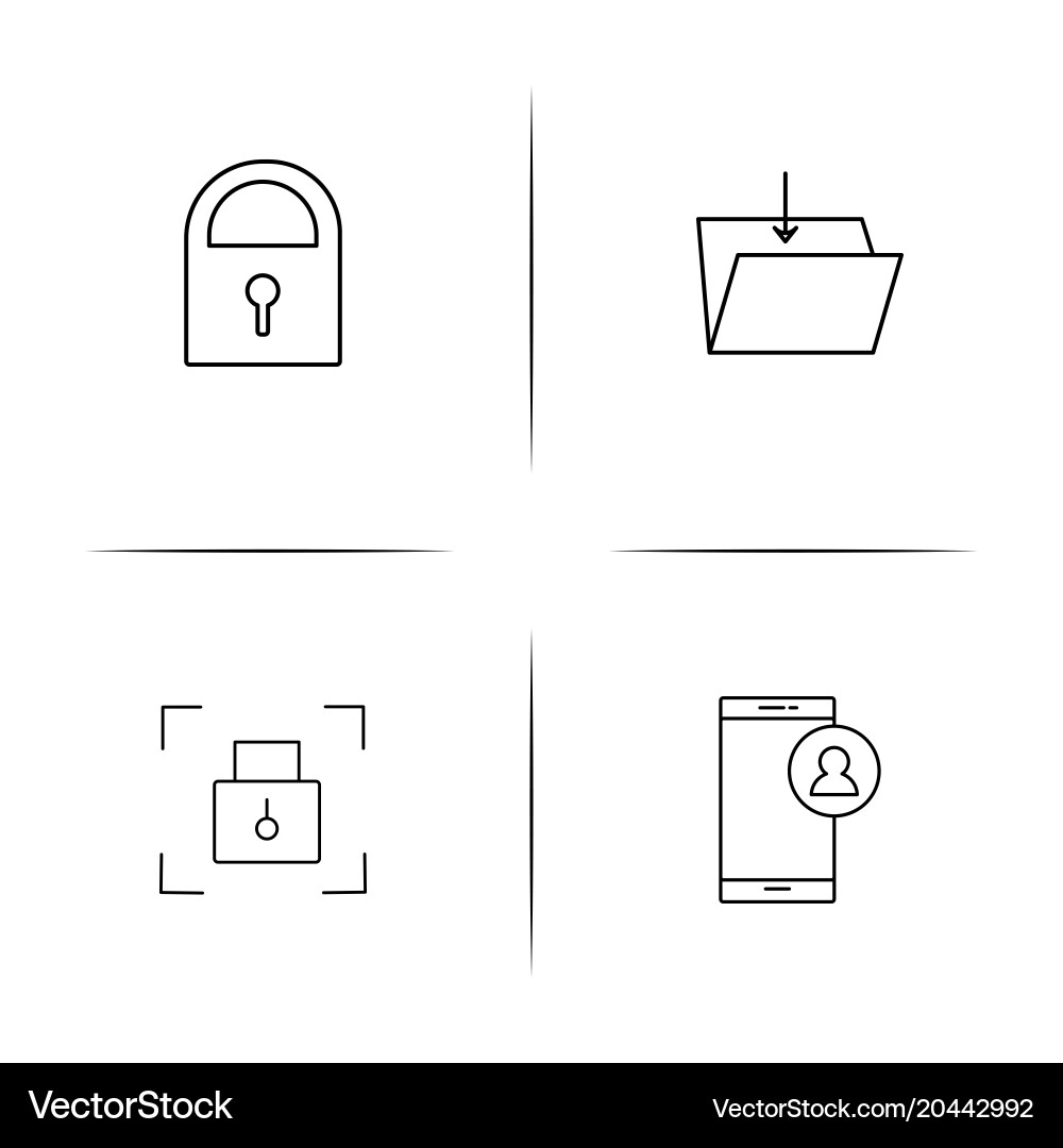 Web und Text einfache lineare Icon setsimple Umriss vektorbild