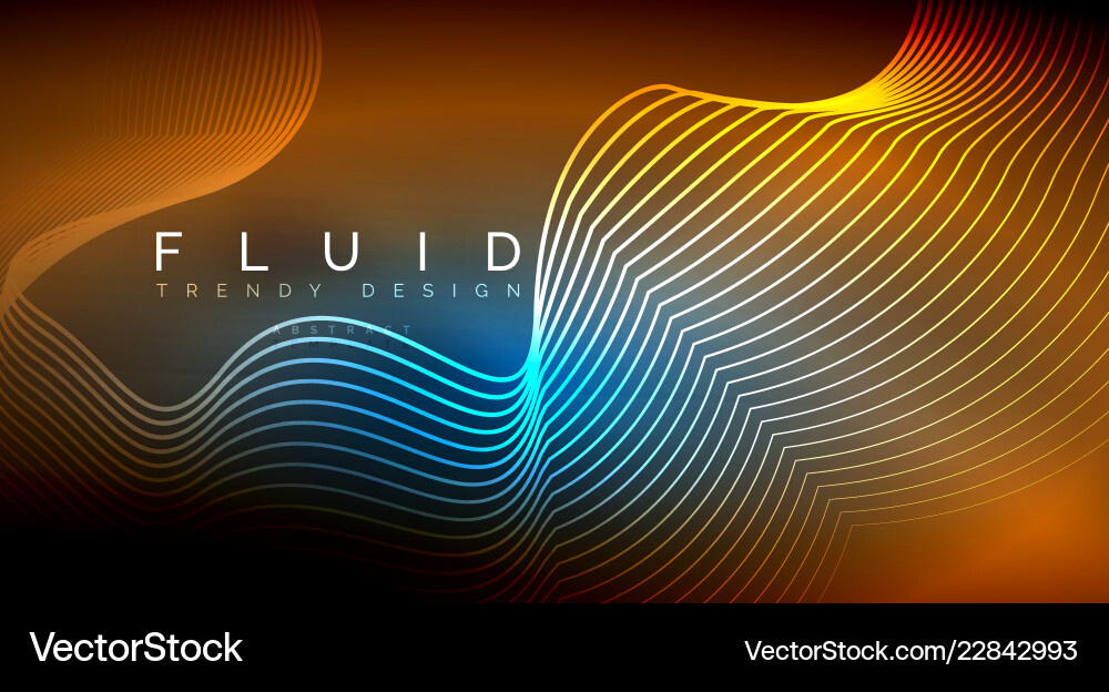 Digital flowing wave particles abstract background Digital flowing wave particles abstract background vector image