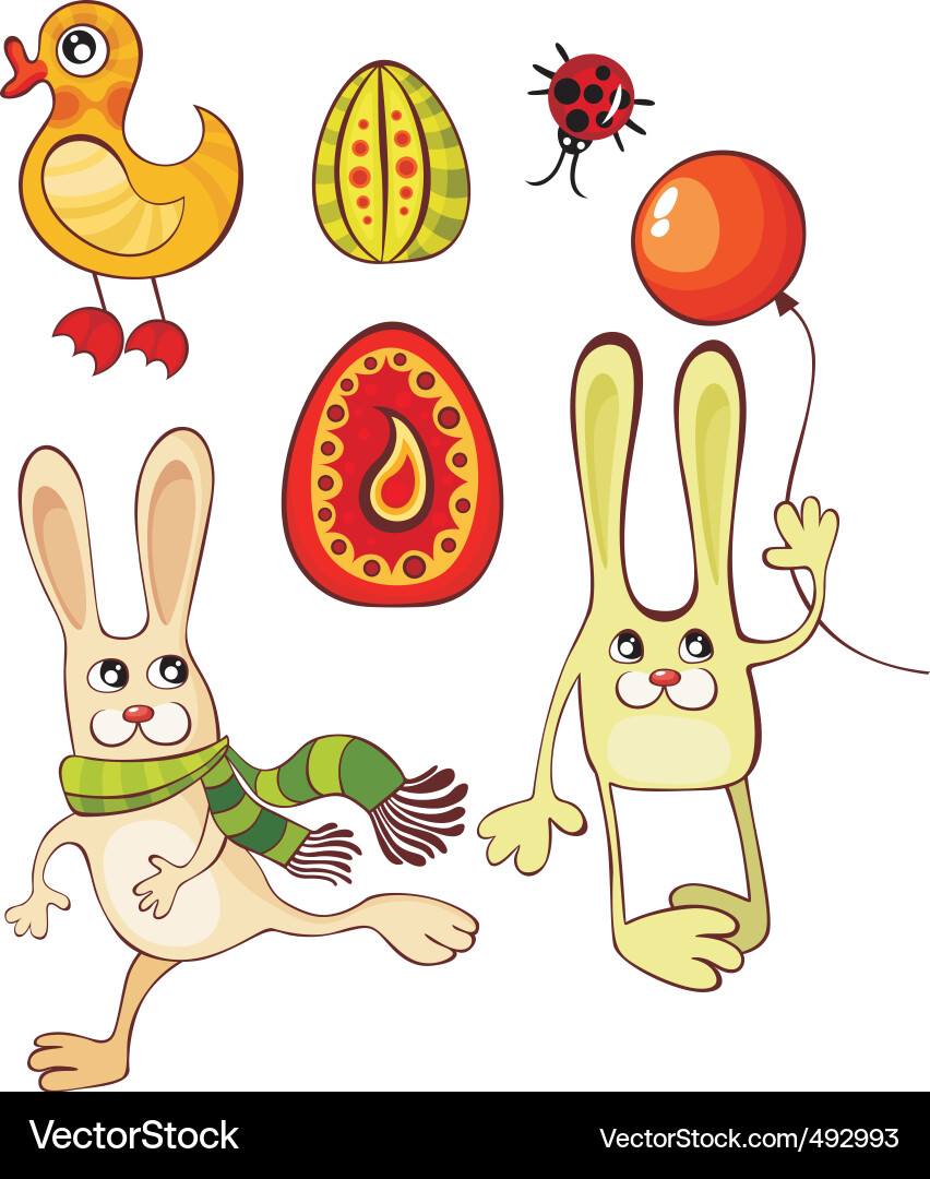 Easter card Vector Image