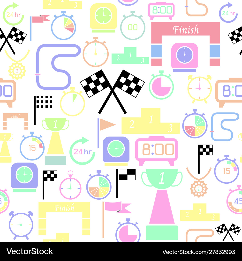 Finish seamless pattern background icon Vector Image