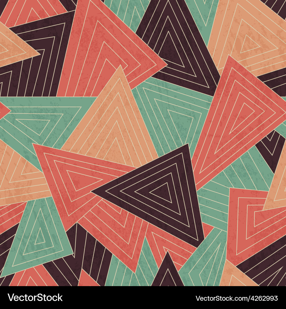 Geometric Scatter Triangle Pattern vector image