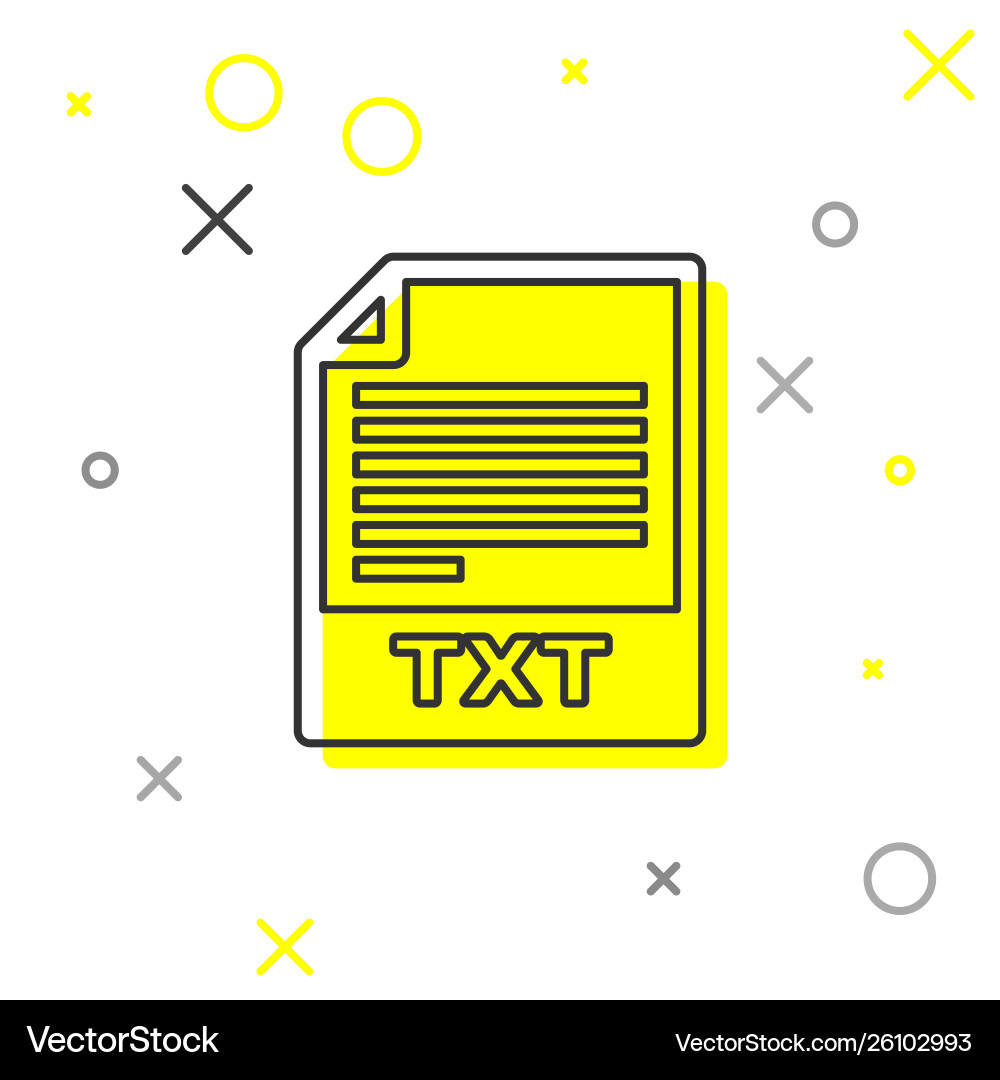 Grey txt file document icon download button Grey txt file document icon download button vector image
