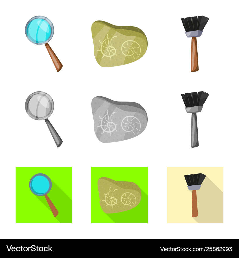 Isolated object story and items sign set Isolated object story and items sign set vector image