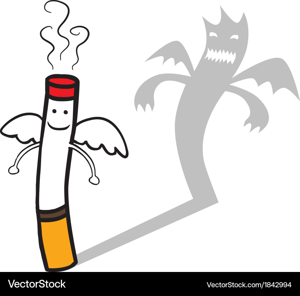 bad cigarette Bad cigarette (1842994) – Royalty-Free Vector
