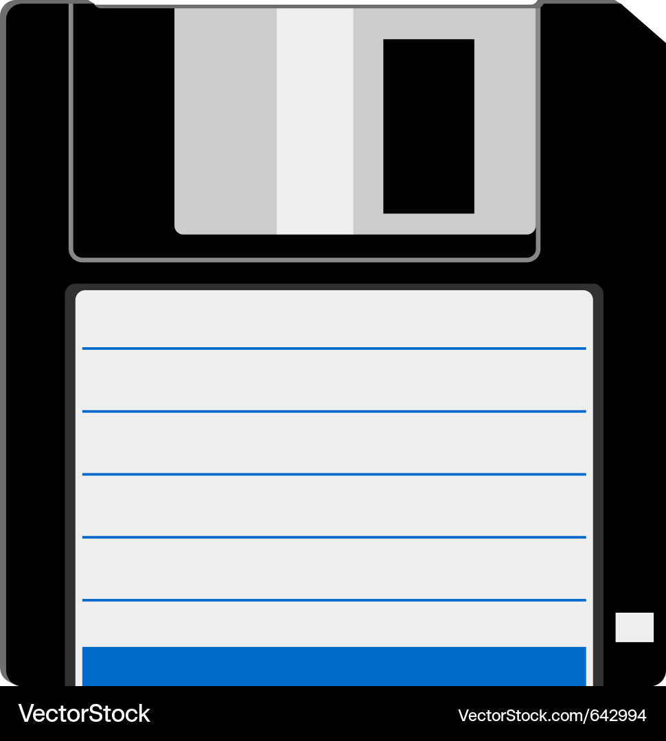 Floppy disk Vector Image