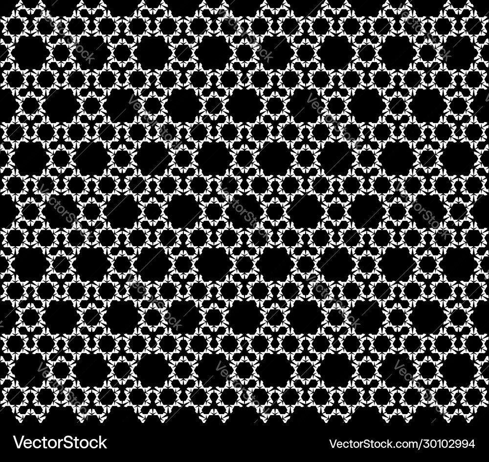 Seamless pattern simple figures hexagons Seamless pattern simple figures hexagons Vector Image