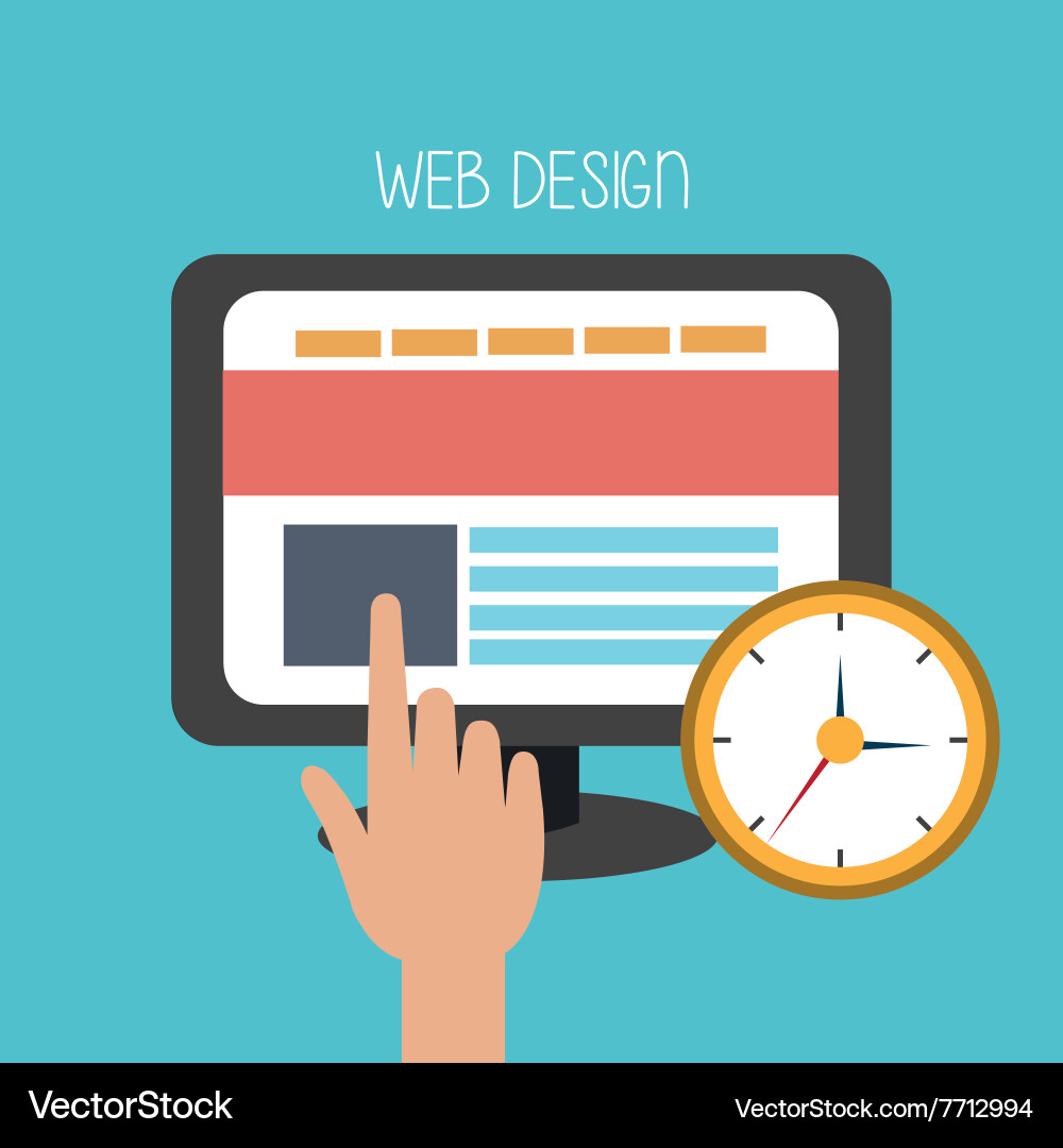 Web development design Vector Image