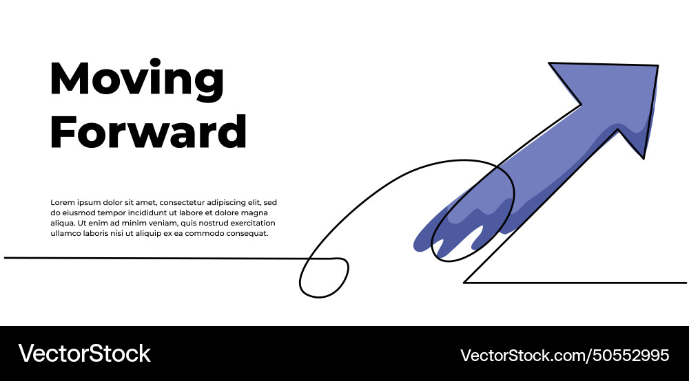 Continuous line design of arrow pointing up one Continuous line design of arrow pointing up one vector image